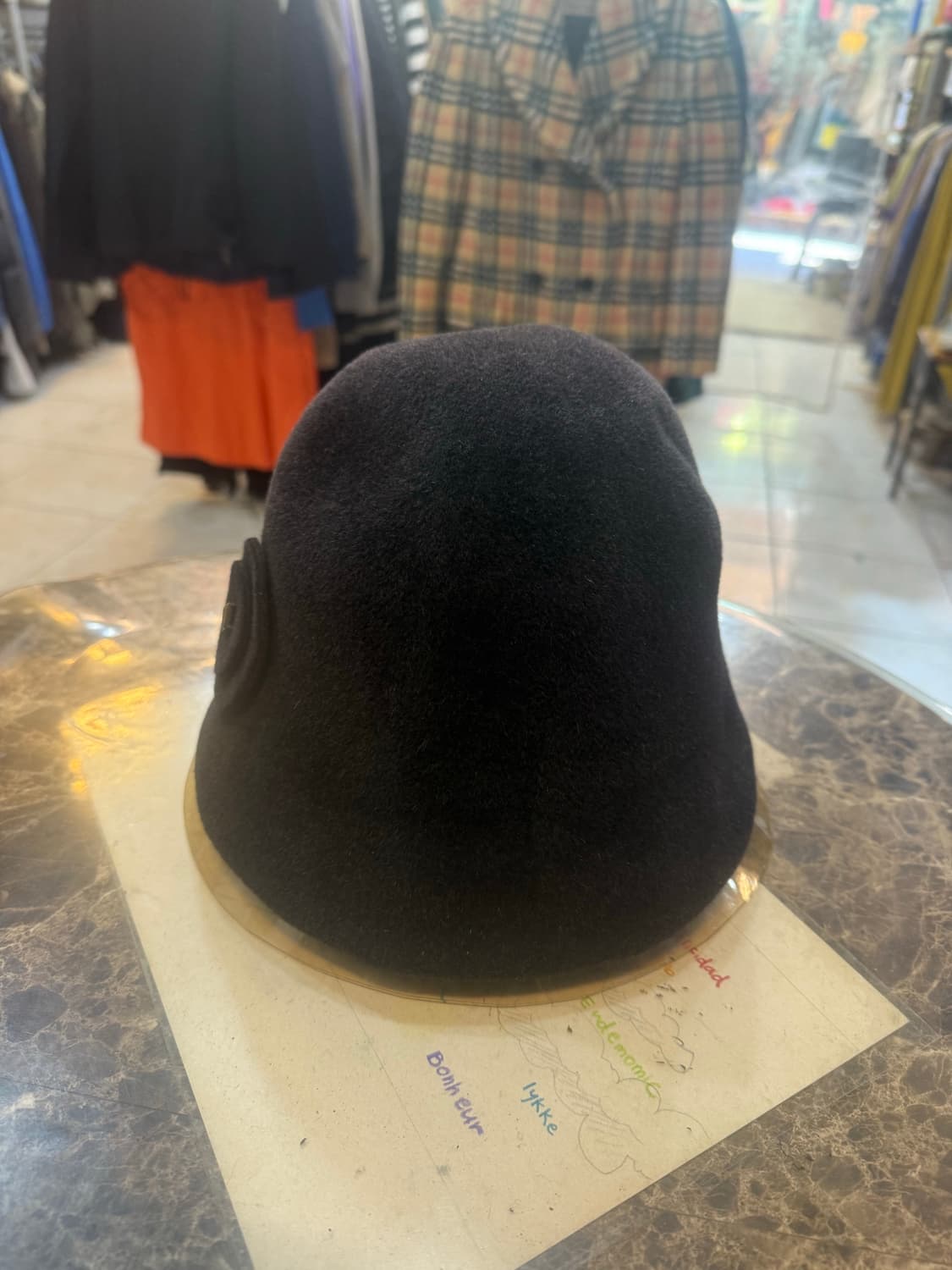 58 정품 보르살리노 클로슈 모자 팝니다 상품이미지2