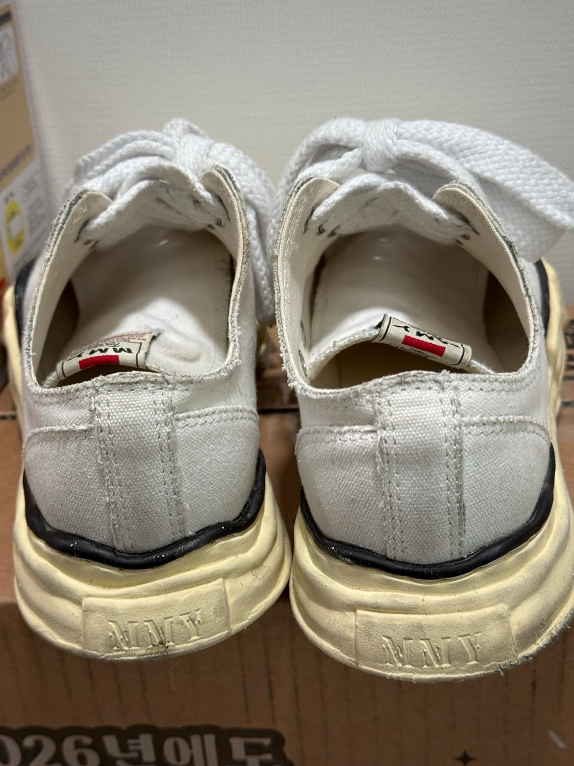 MMY 메종미하라 로우 스니커즈 아이보리 41 상품이미지2