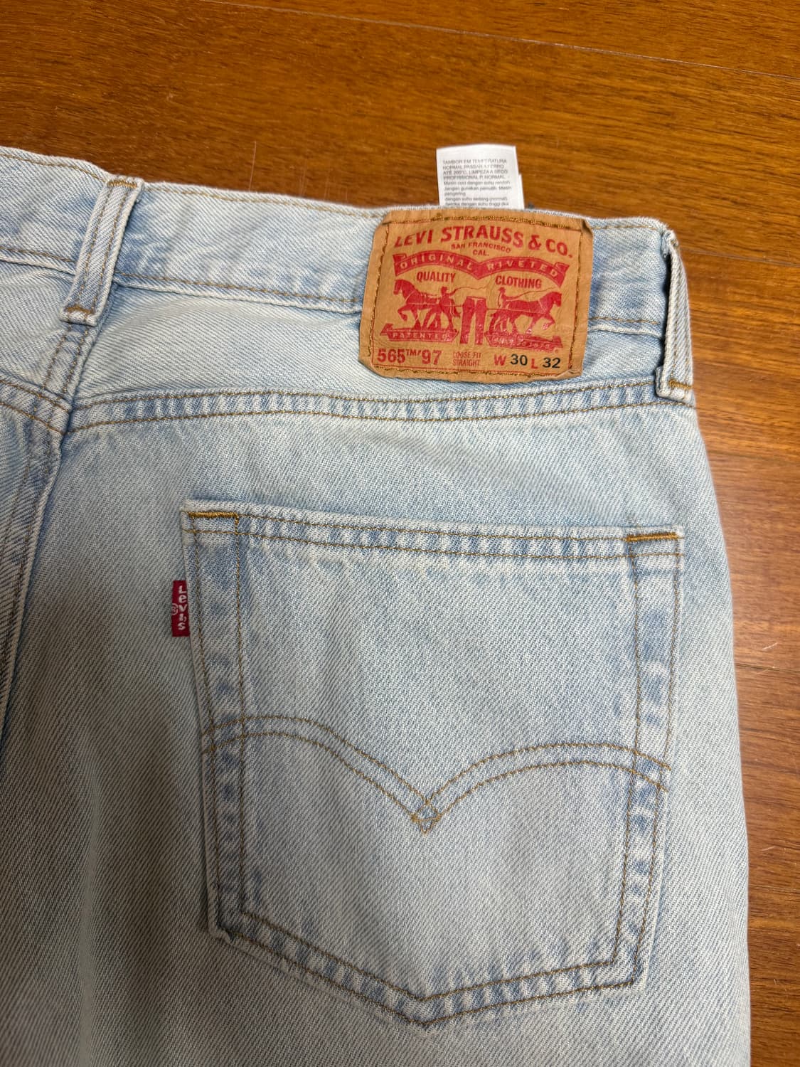 리바이스 565 97 연청 상품이미지3