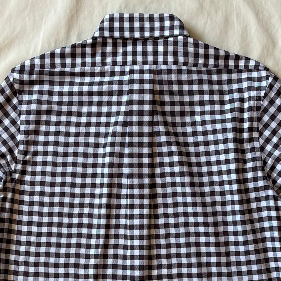 [M/100-102] Brooks Brothers 브라운 깅엄 체크 폴로 상품이미지8