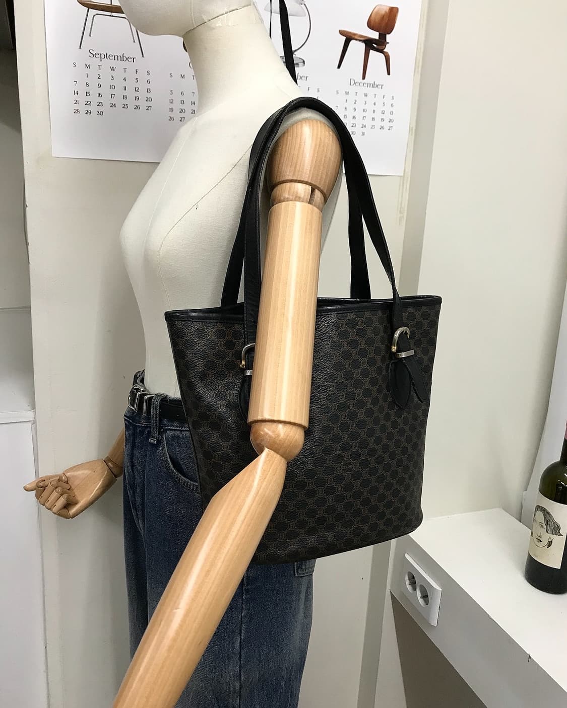 셀린느 마카담 버킷 숄더백 가방 상품이미지10