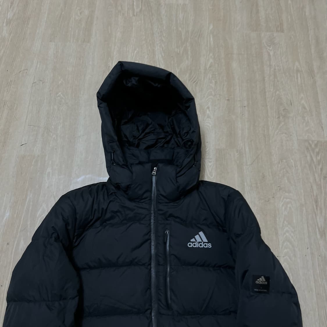 아디다스 덕다운 후드 롱패딩 S/90  상품이미지2