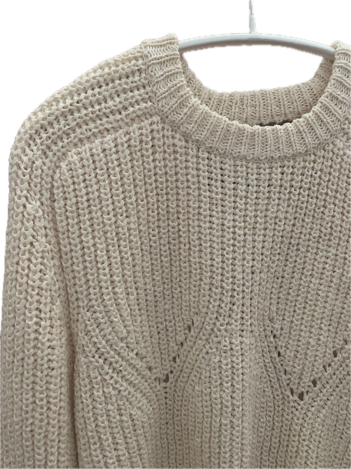 렉토 아이보리/크림베이지 니트 스웨터 상품이미지2