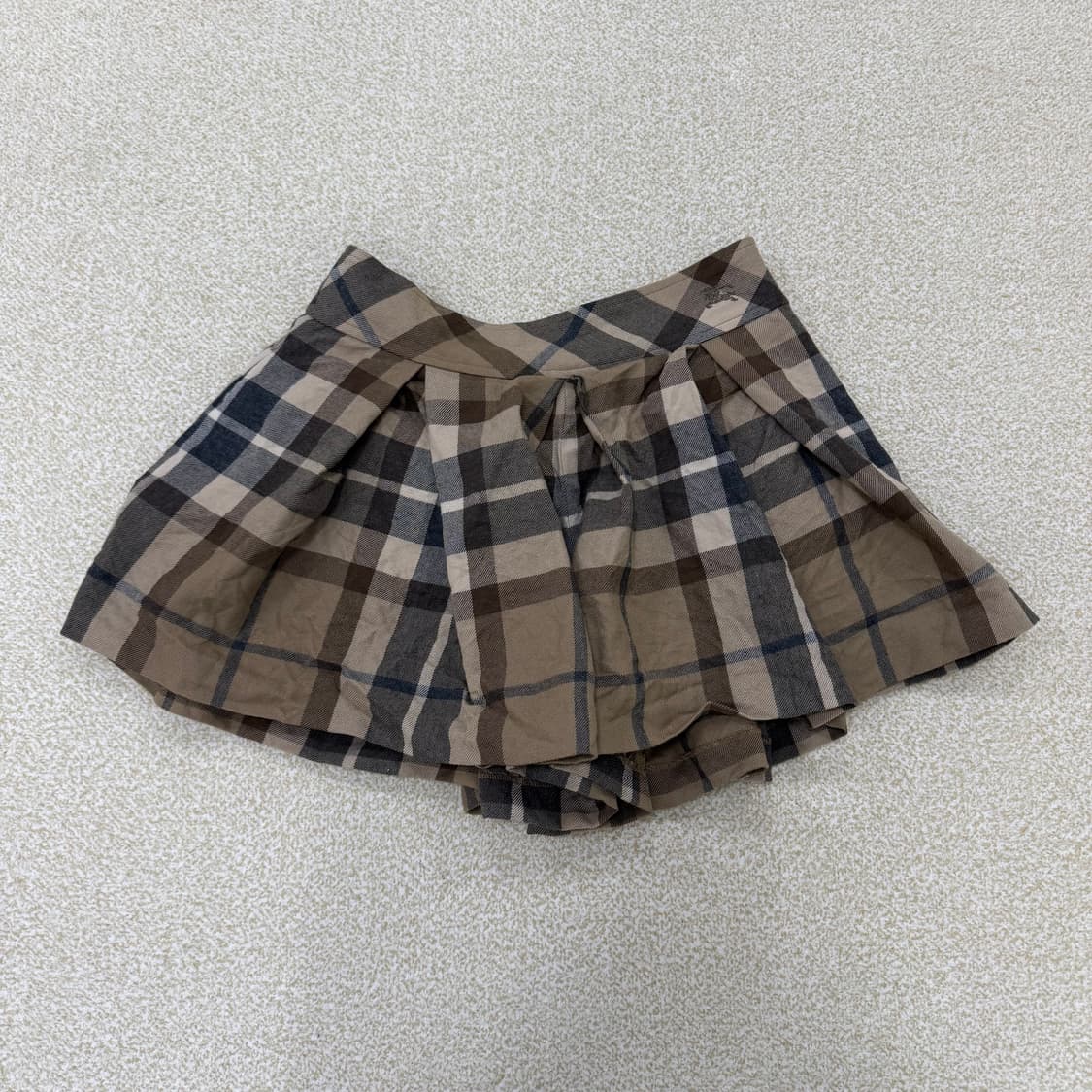 36 버버리 체크 치마 반바지 0202T2 상품이미지1