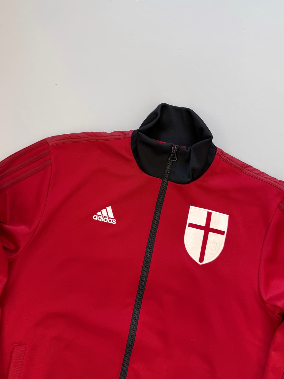 아디다스 루즈핏 AC밀란 딥레드 트랙 져지  상품이미지3