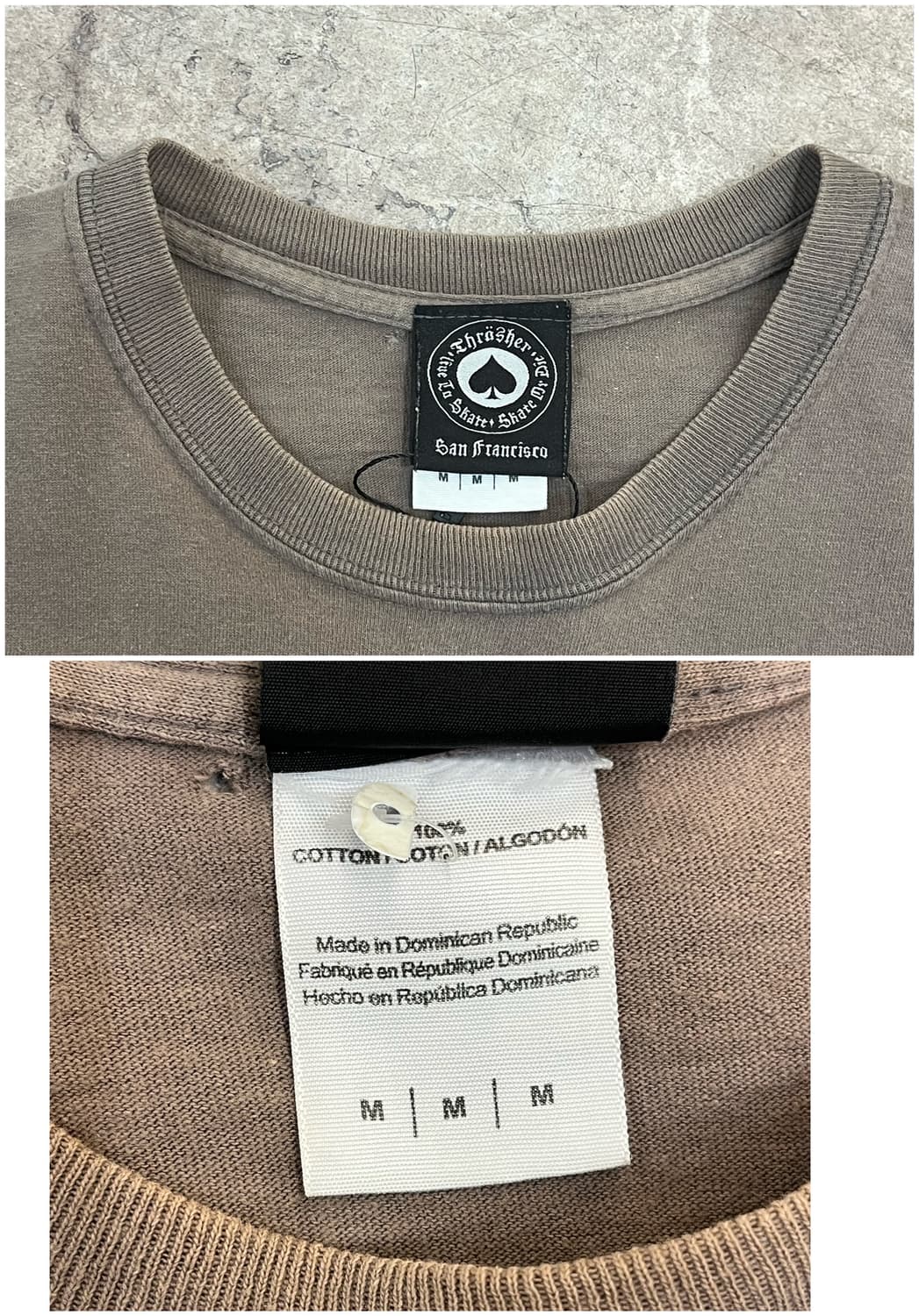 트레셔 로고 반팔티 브라운 M #csz3411 상품이미지3