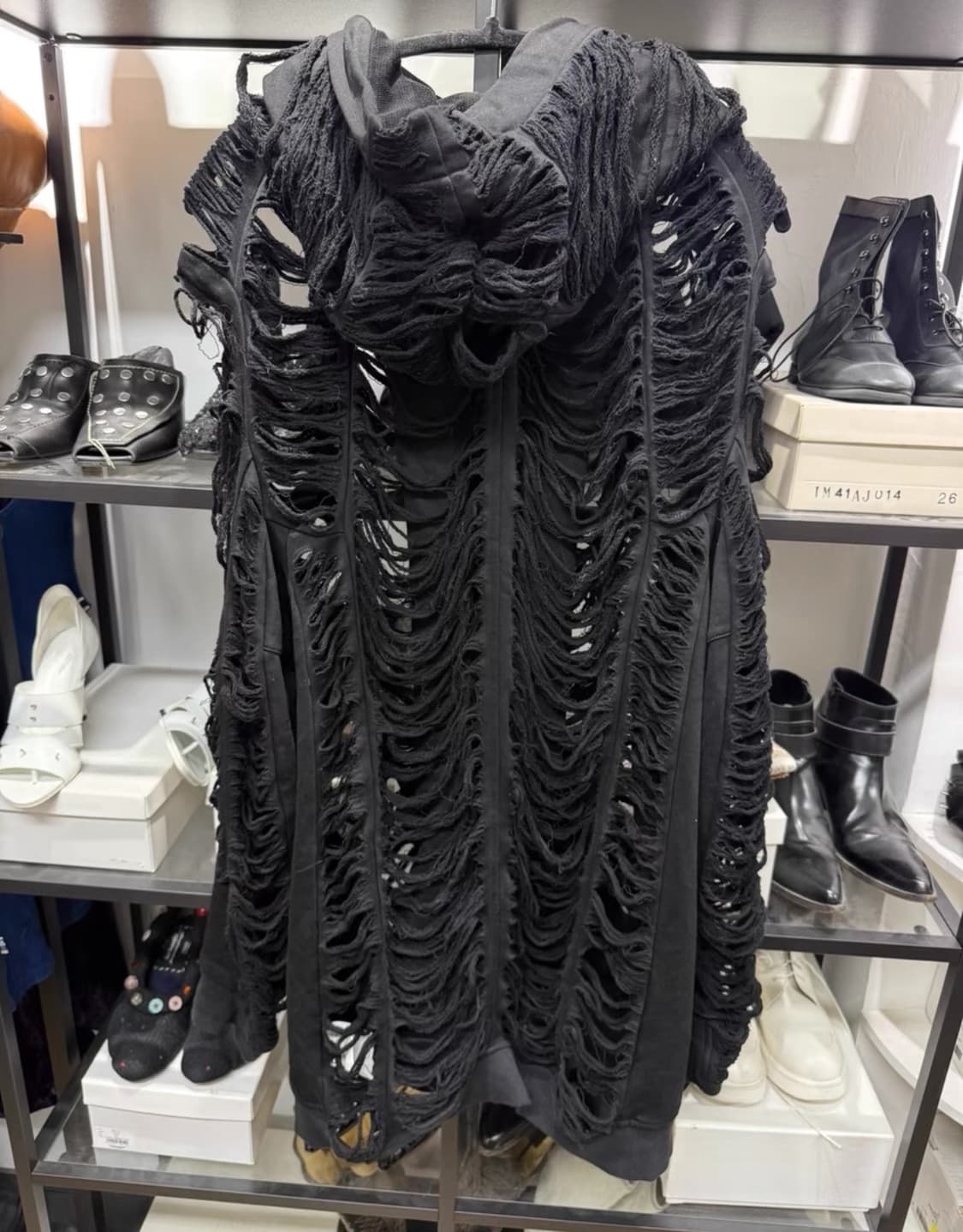 율리우스 디스트레드 후드 더블집업 자켓 상품이미지6