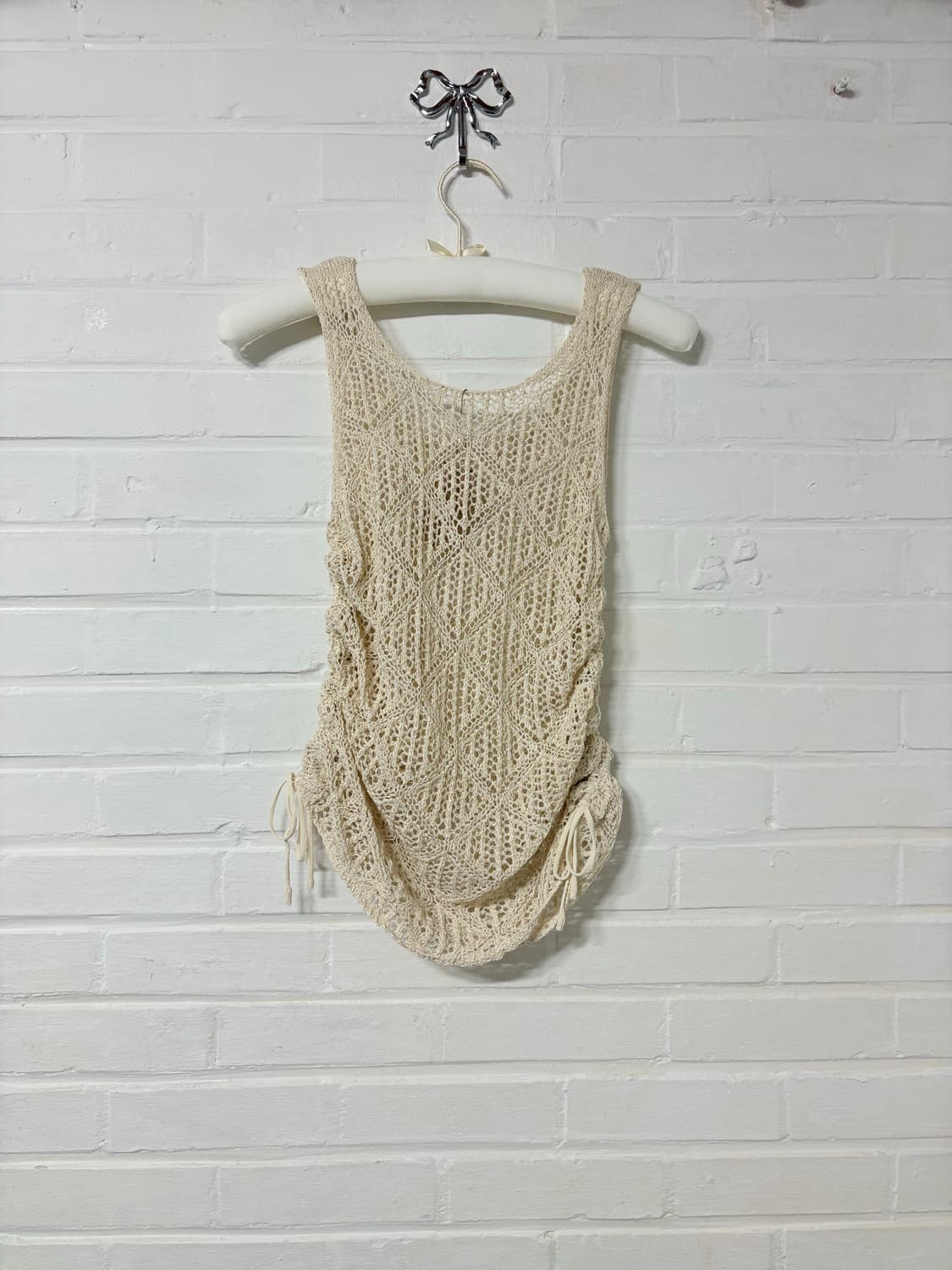 jpn vintage Net knit top 상품이미지2