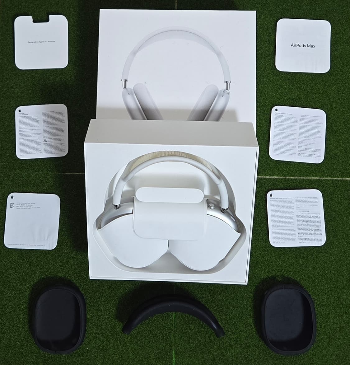 에어팟 맥스 실버 새상품급 풀박(무료배송) 상품이미지1