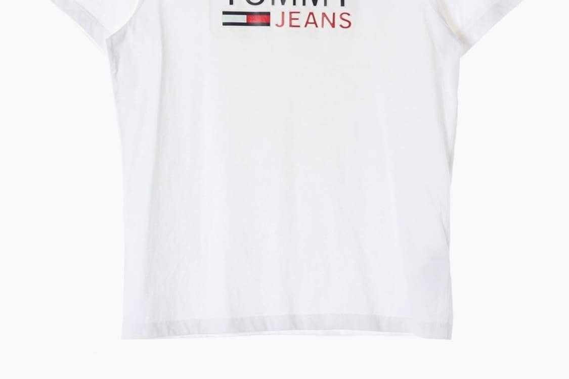 타미진스 센터 박스 로고 화이트 반팔 티셔츠 XL 상품이미지4