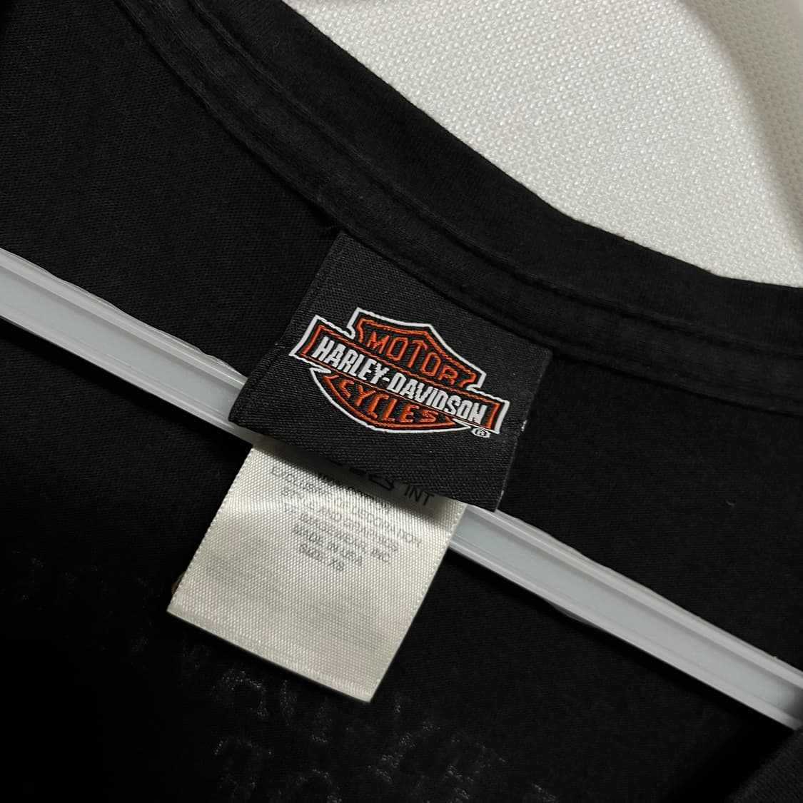 할리데이비슨 해골 블랙 반팔 티셔츠 상품이미지2