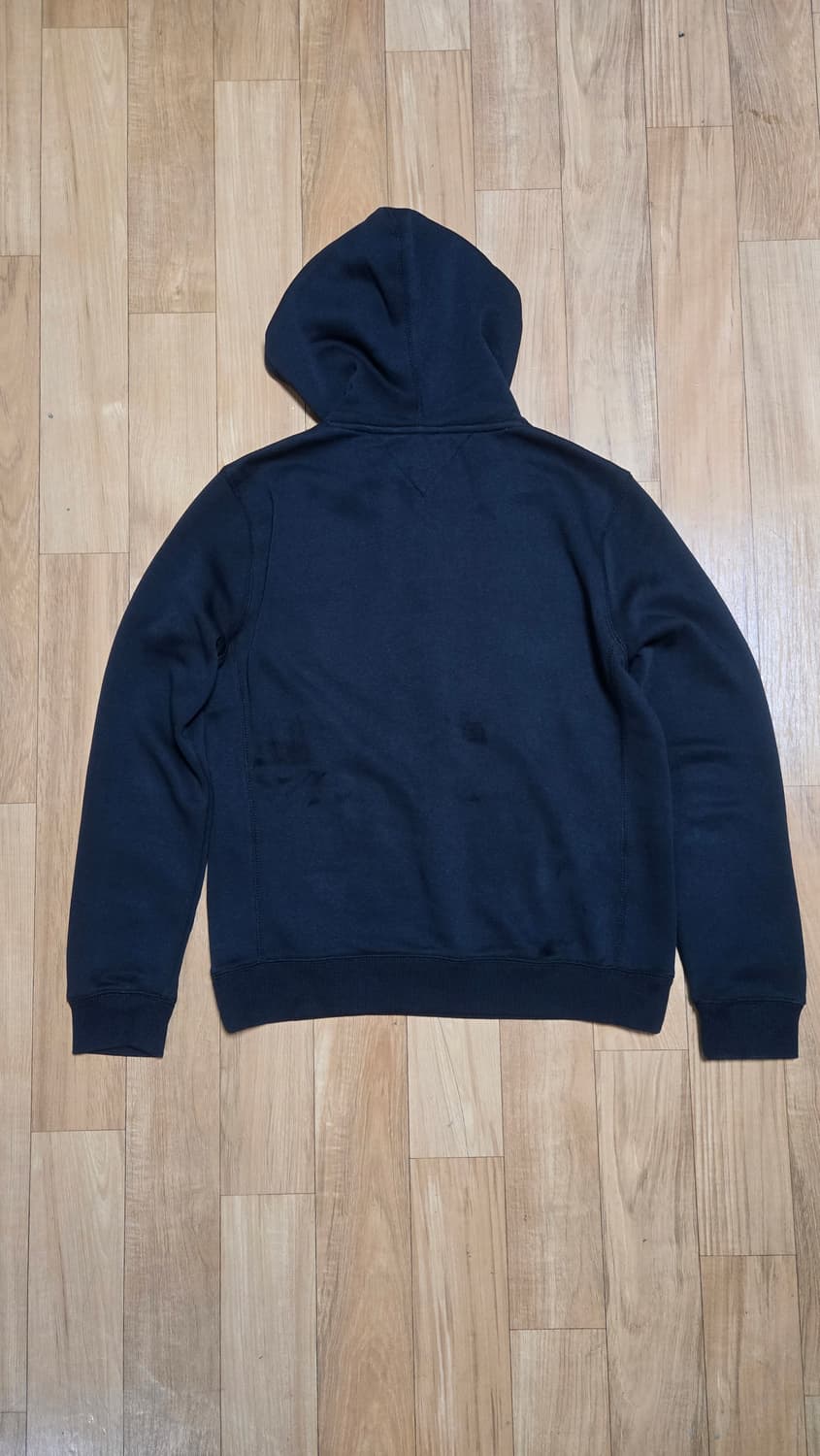 타미힐피거 데님 자수 빅 로고 기모 후드티 남녀공용 상품이미지4