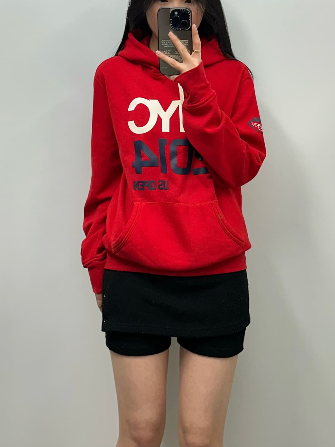 폴로 랄프로렌 us 오픈 레드 후드티 상품이미지1