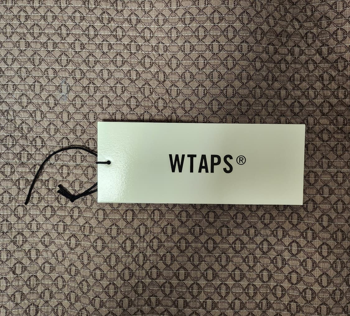 더블탭스WTAPS/레오파드 프린트 버건디 셔츠/4size(XL) 상품이미지8