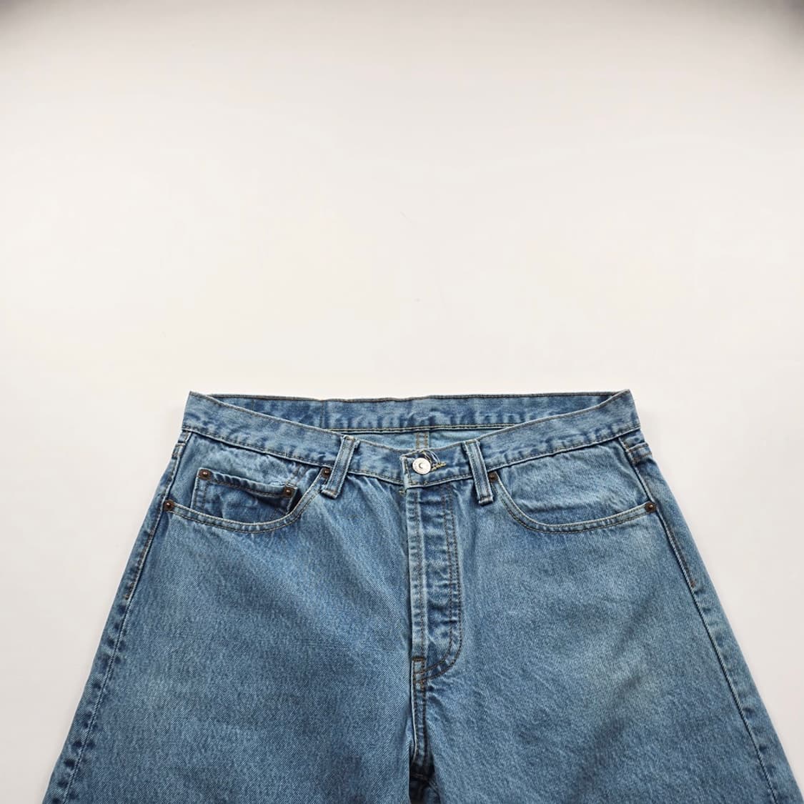 리바이스 501 청바지 미국판 연청 사이즈33 R4563 상품이미지5