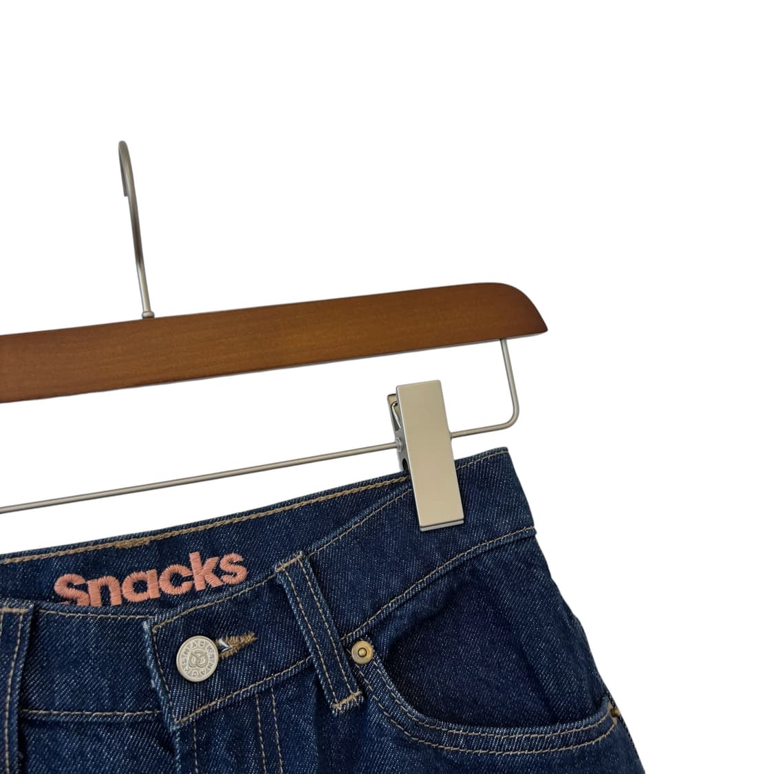 Snacks 하이웨이스트 데님 팬츠 25 상품이미지3