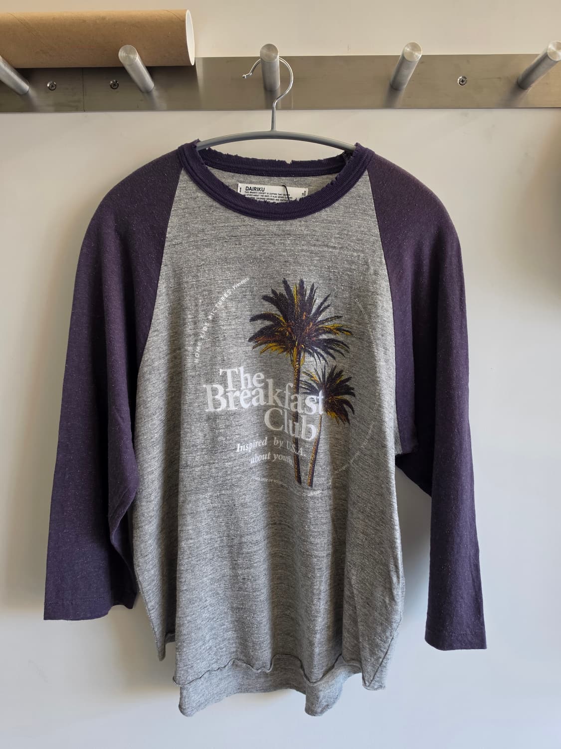 다이리쿠 21fw Brat Pack 래글런 7부 티셔츠 상품이미지1