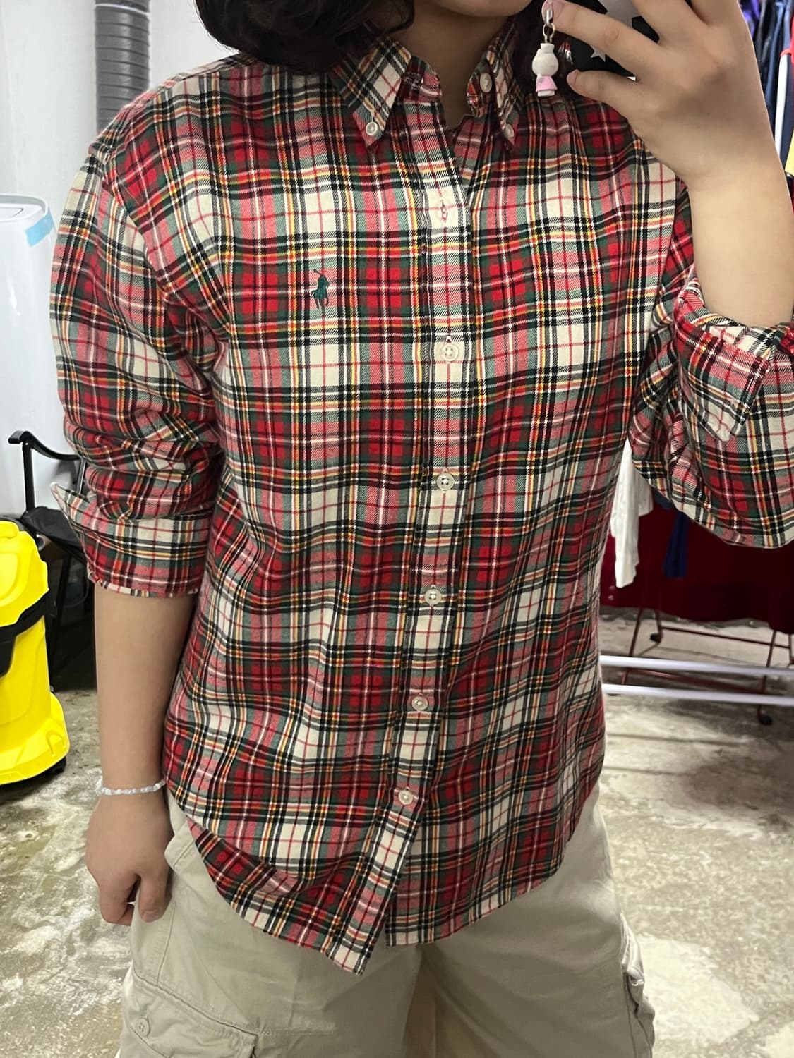 Polo 폴로 크리스마스 체크셔츠 여성m추천 상품이미지3