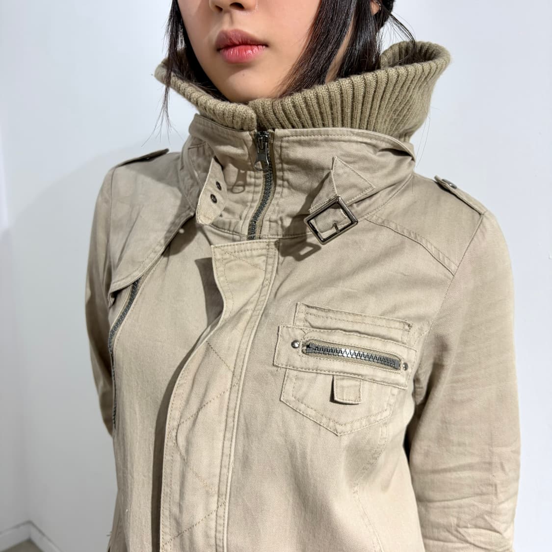 Rote Rose 카키 야상 자켓 상품이미지1