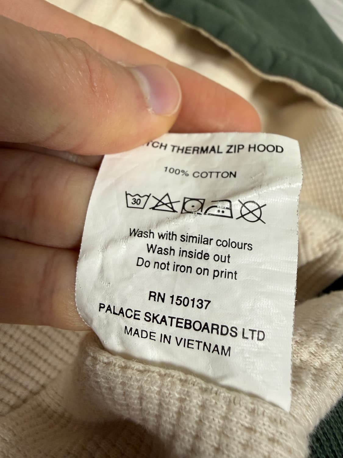 팔라스 와플 후드집업 M사이즈 상품이미지2