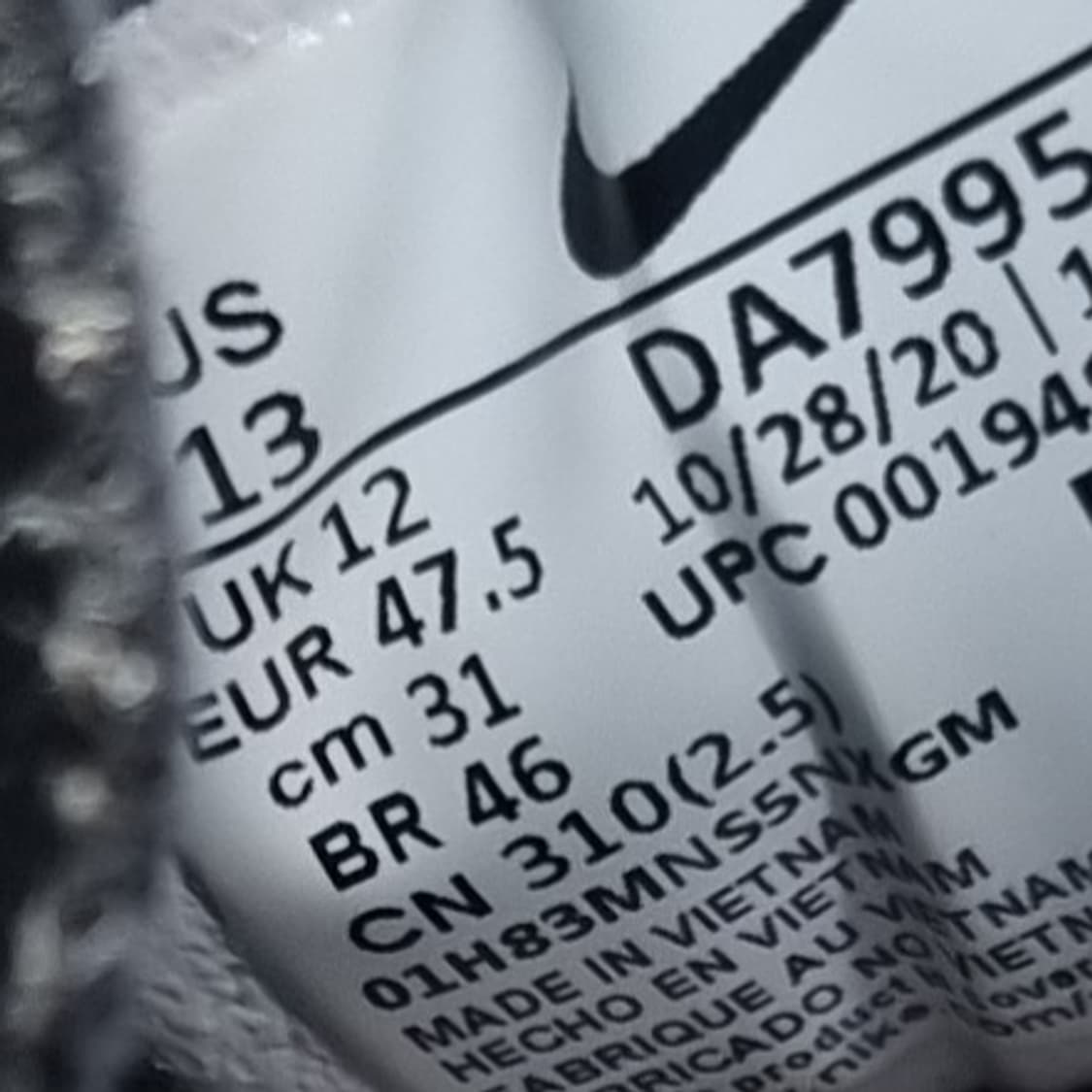 나이키 와플원 써밋 화이트 스니커즈 310 상품이미지6