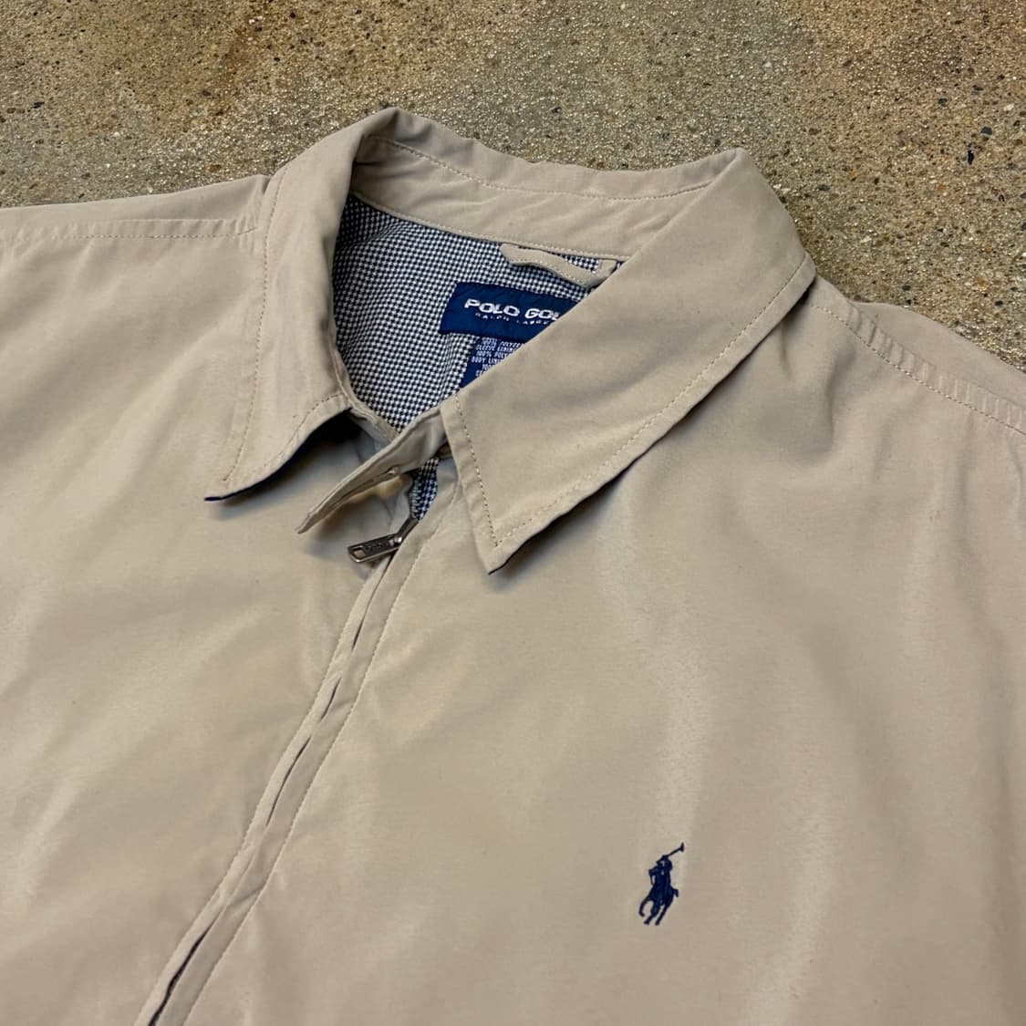 00s USA 빈티지 폴로랄프로렌 골프 스윙자켓 스윙탑 헤링본자켓 상품이미지4