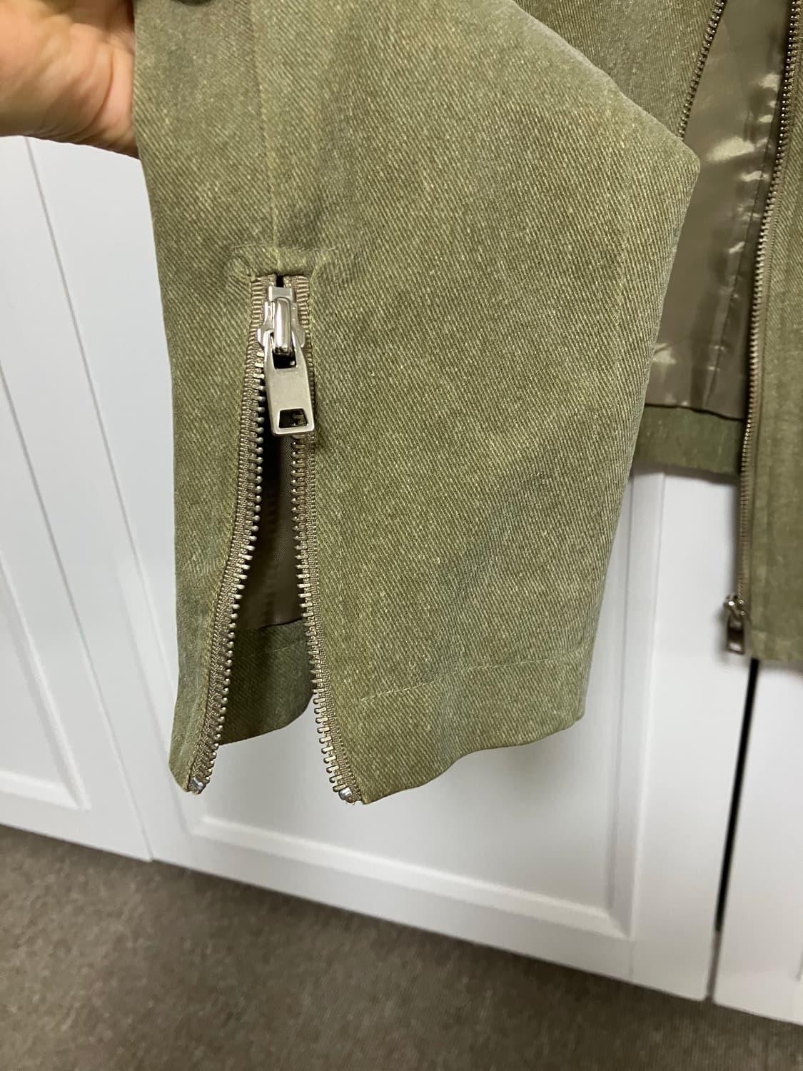 [릿킴] 피그먼트 라이더 자켓 상품이미지5