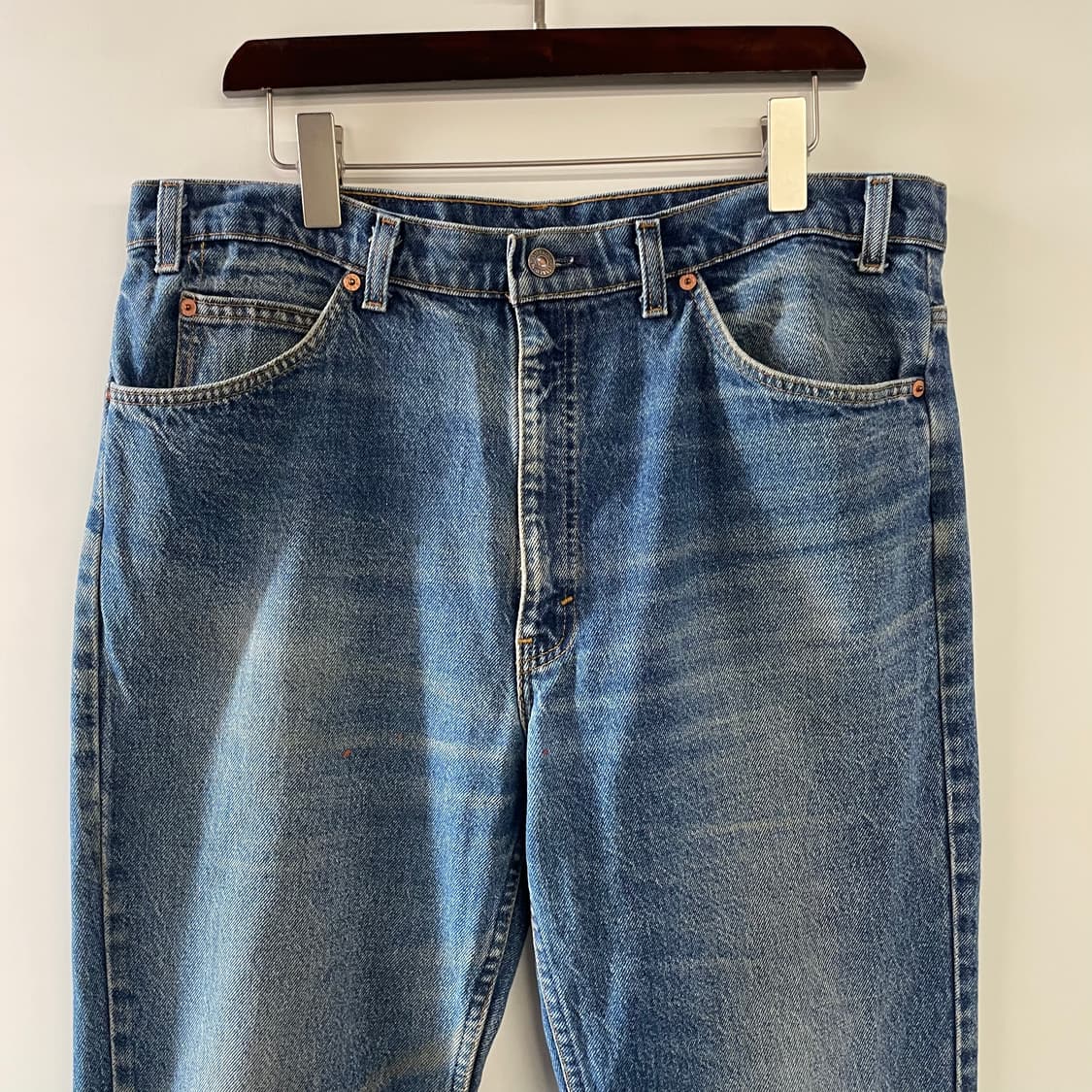 90s 리바이스 517 오렌지탭 부츠컷 데님팬츠 USA 상품이미지2