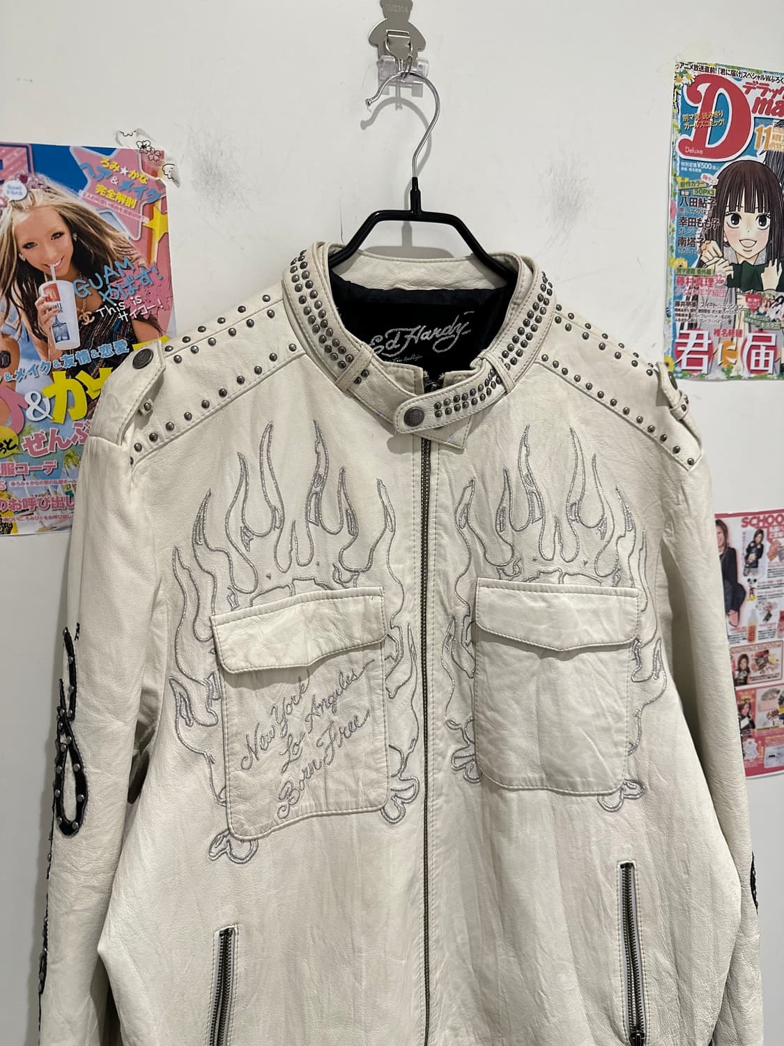 Ed Hardy White Ladder Jacket 상품이미지3