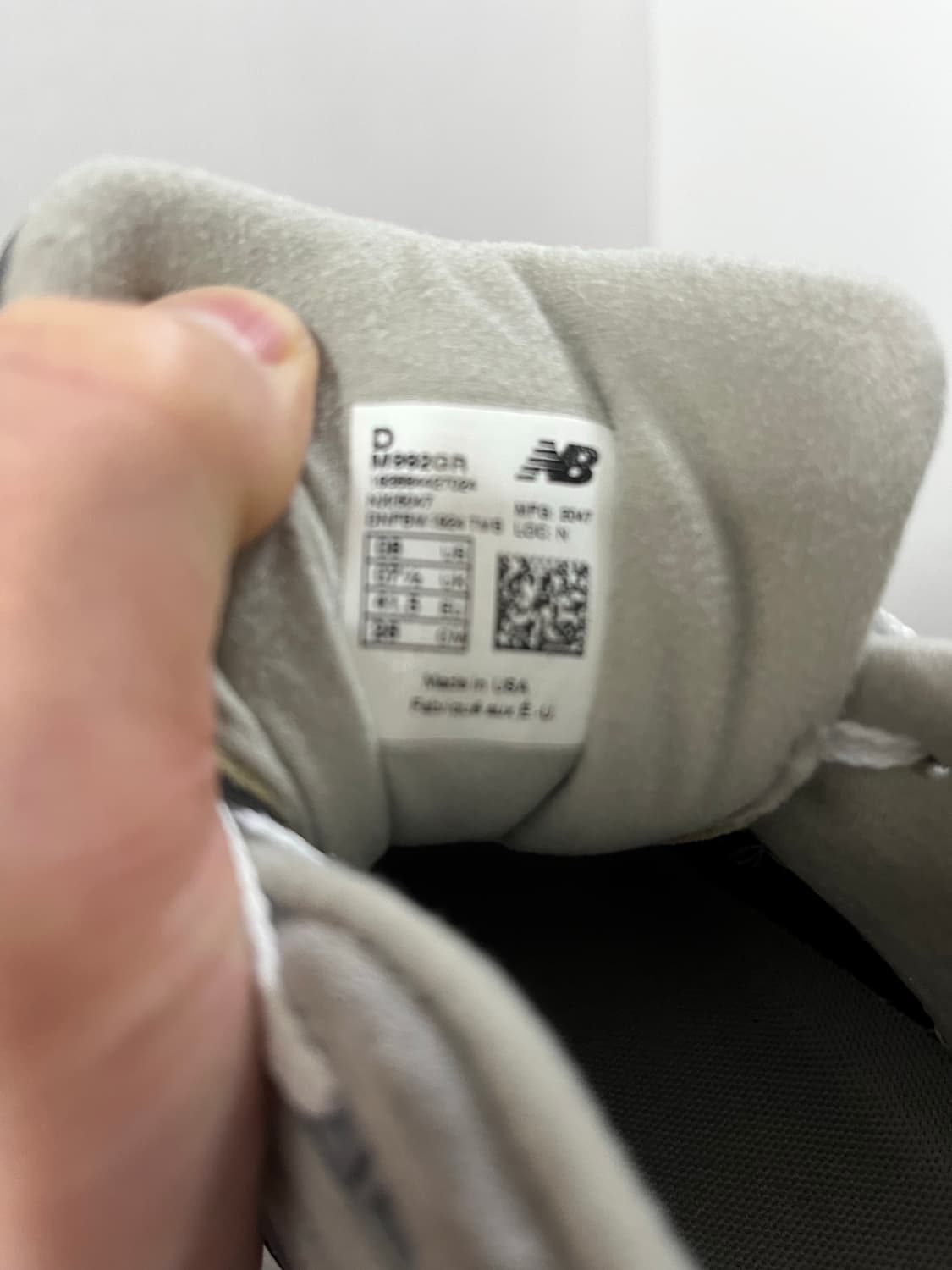 뉴발란스 992 그레이 260mm 상품이미지3