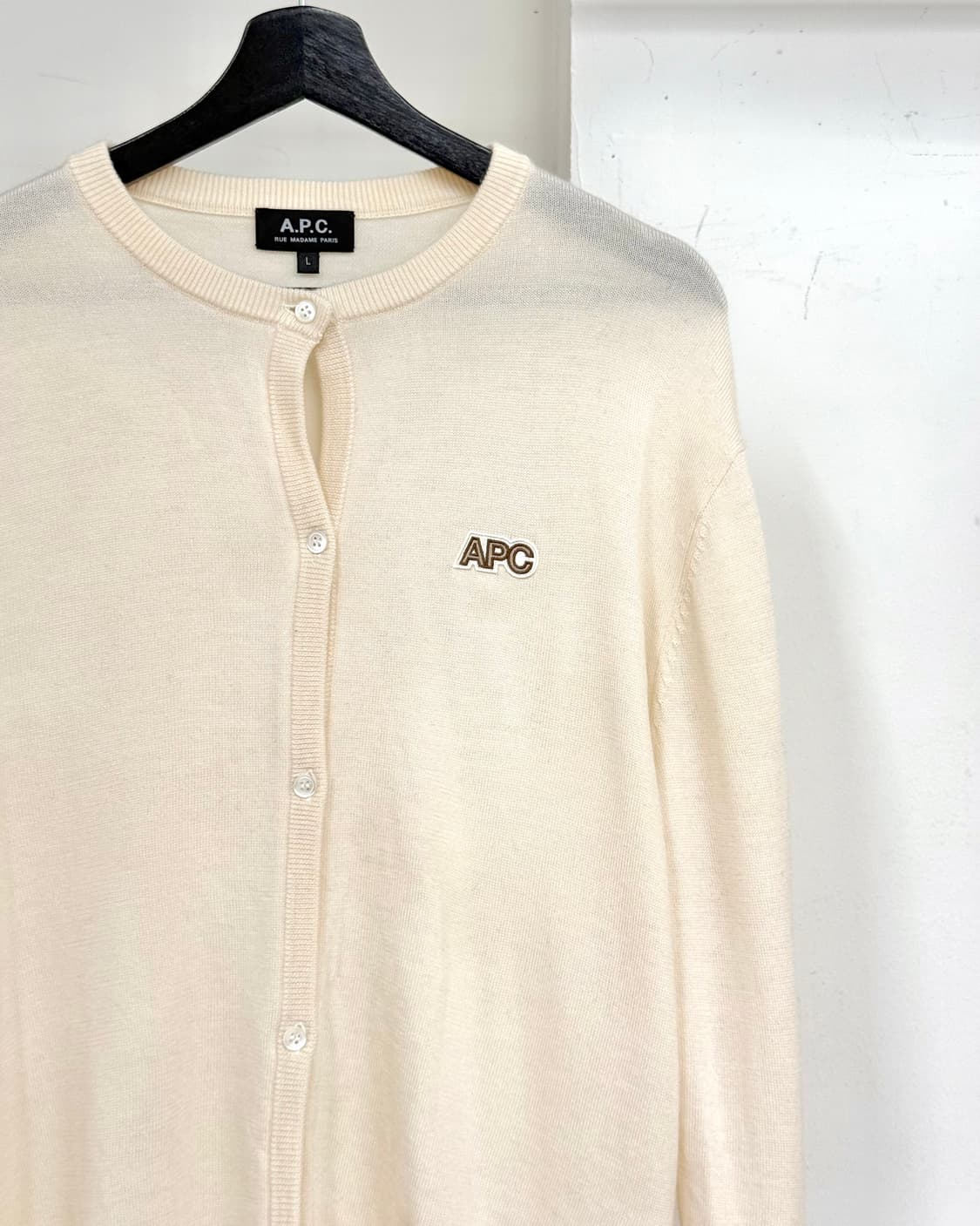 아페쎄 크림 밀라노 가디건 상품이미지4