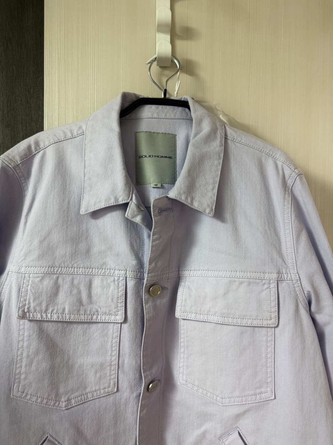 솔리드옴므 자켓 연보라 48 상품이미지2