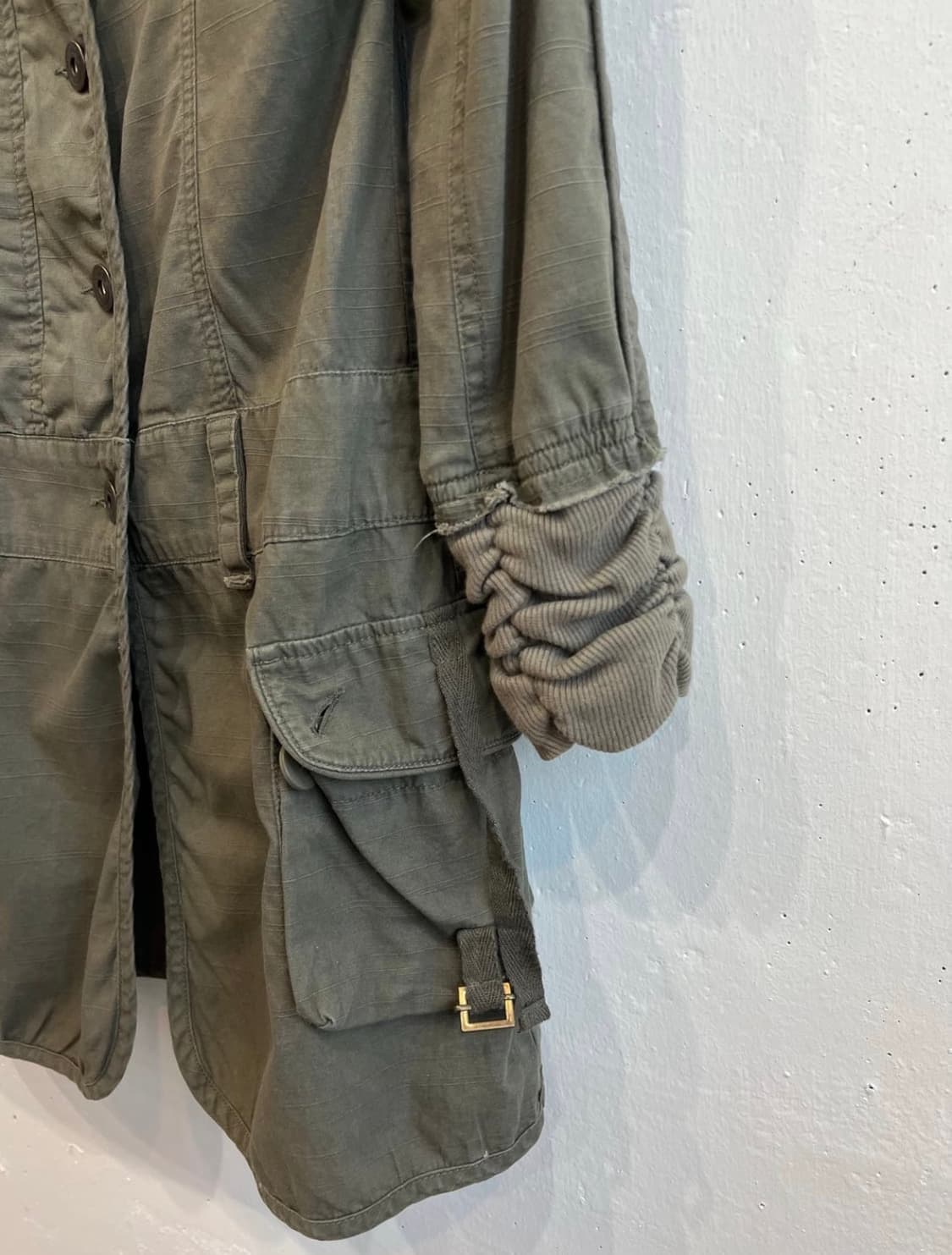 본더치 디테일 카키 야상 자켓 y2k 빈티지 상품이미지2