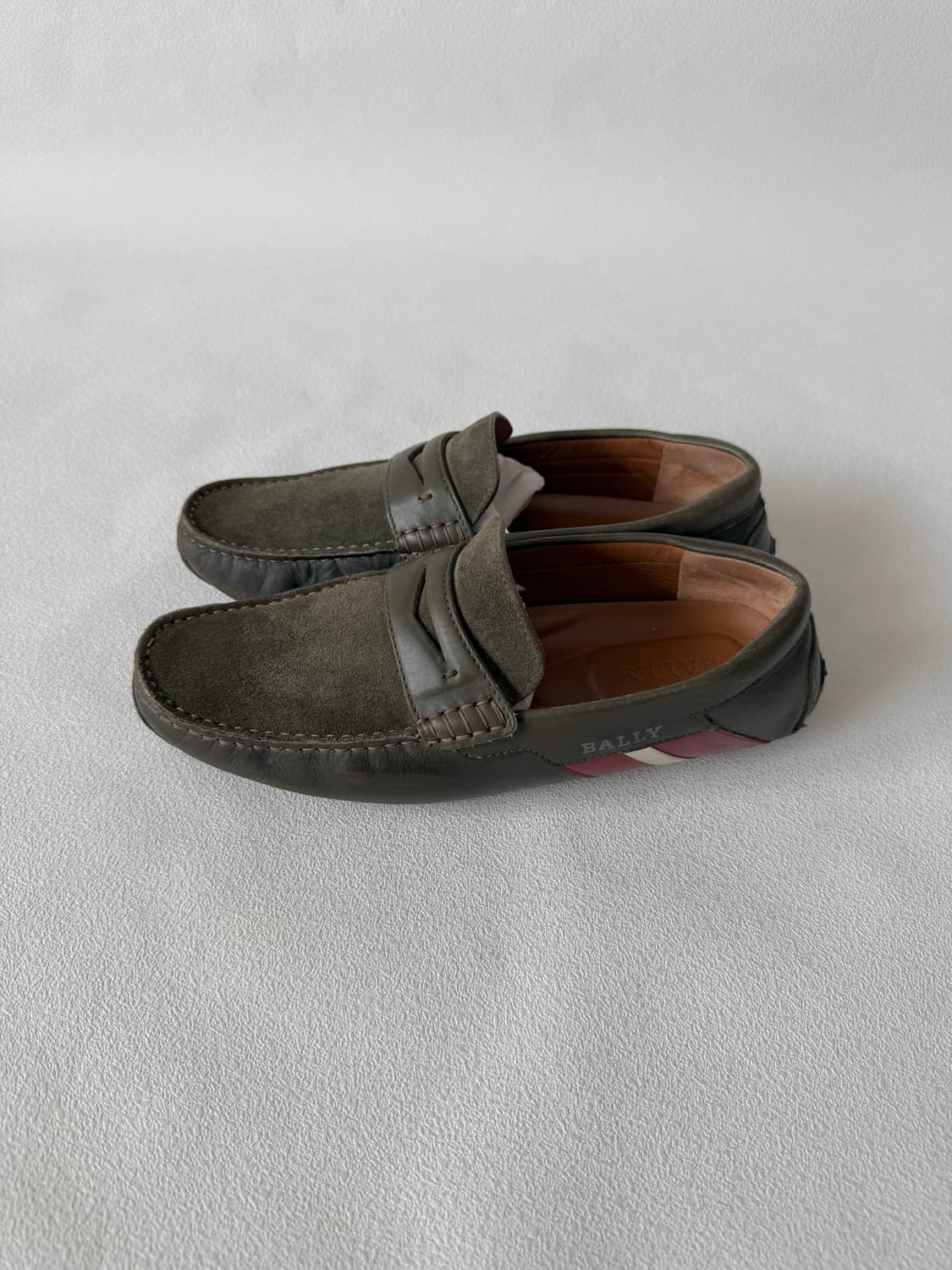 [US8]발리(BALLY) 드라이빙 슈즈(KHAKI, ITALY) 상품이미지1