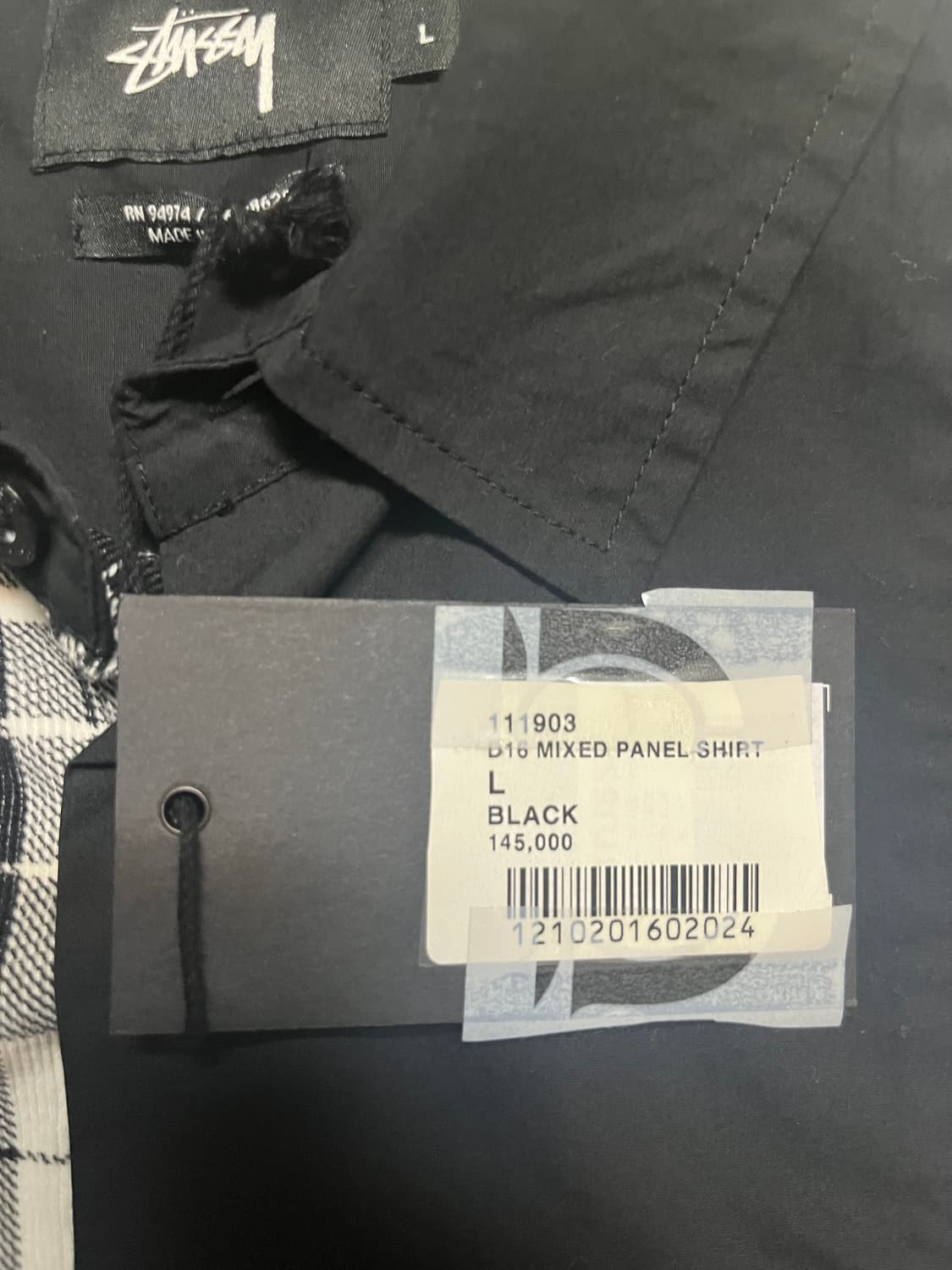 스투시 MIXED PANEL SHIRT 상품이미지8