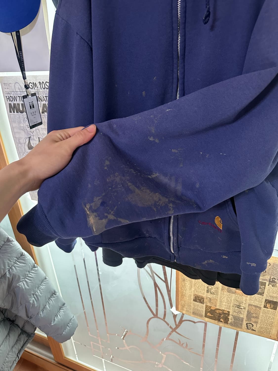 빈티지 칼하트 후드집업 상품이미지3