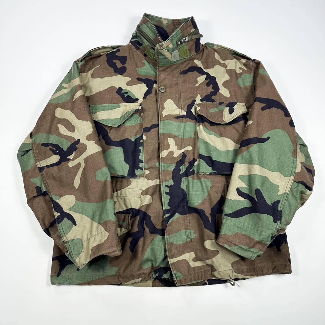 아메리칸 어패럴 미군 복각 m-65 필드자켓 실측M 상품이미지1