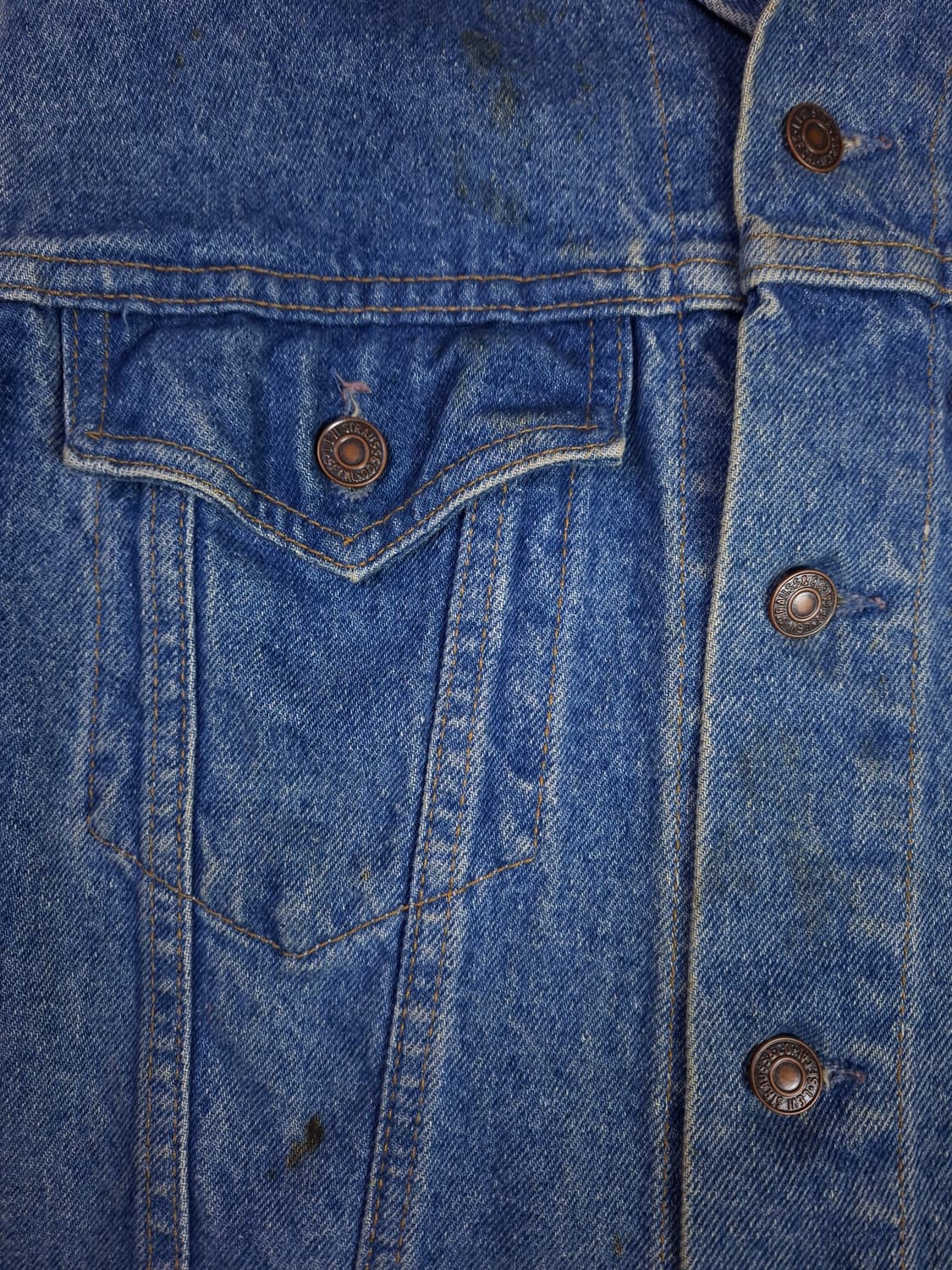 오리지날 90's 캐나다제조 리바이스 75505 데님 트러커자켓 상품이미지6