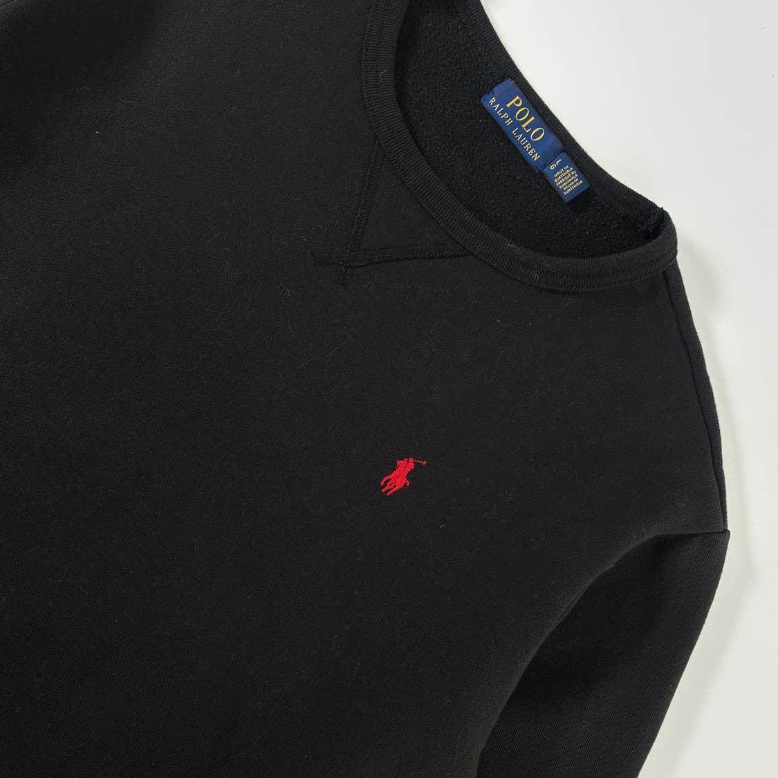 Polo  폴로 랄프로렌 자수 블랙 맨투맨  상품이미지3