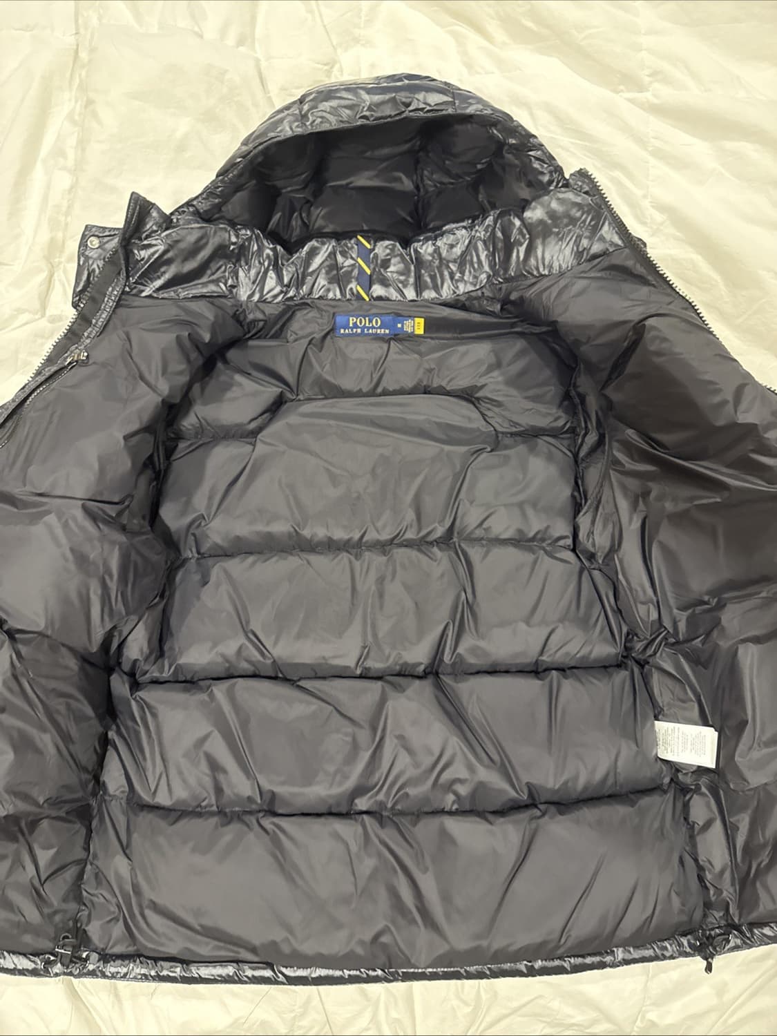 폴로 랄프로렌 후드 다운 패딩 블랙 상품이미지2