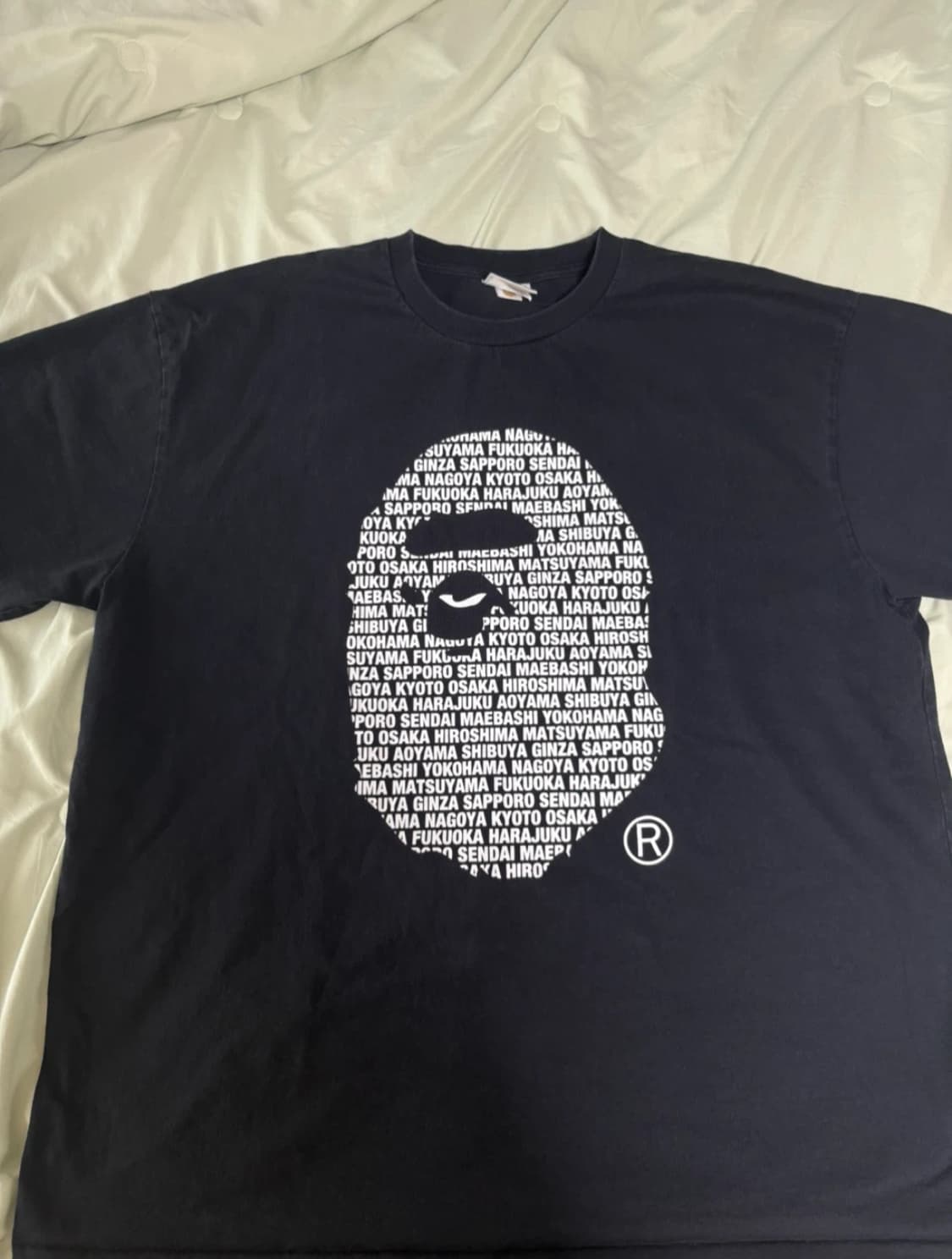 베이프 재팬 에이프 헤드 티셔츠 블랙 3XL 상품이미지1