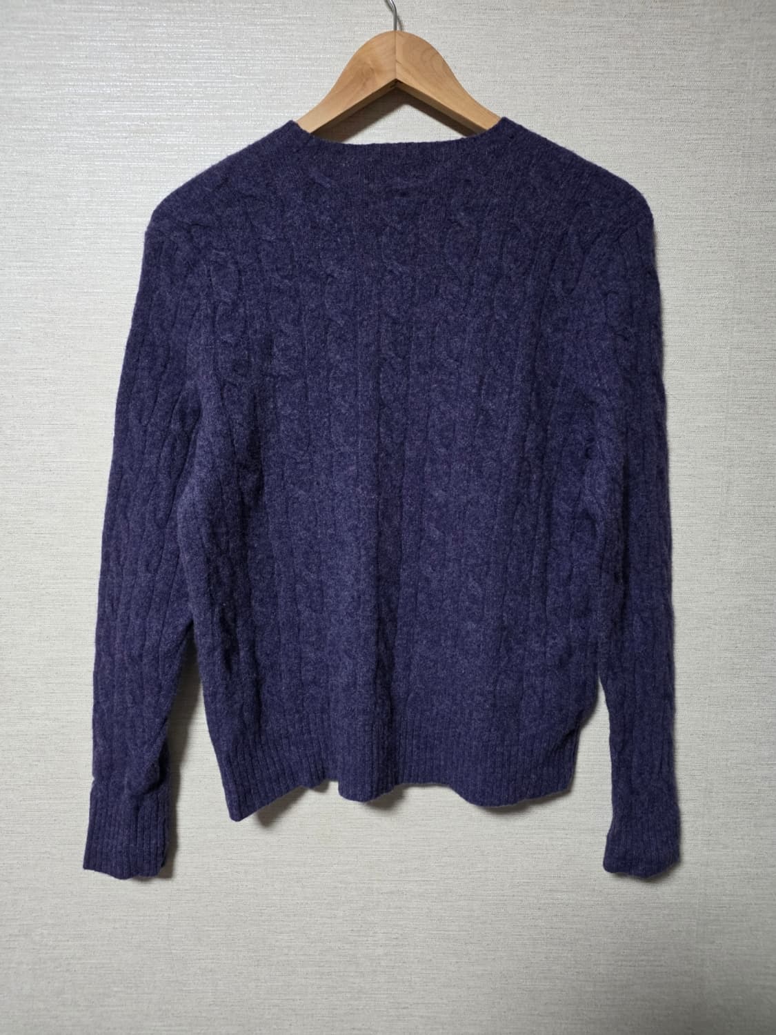 폴로 램스울 니트 M 남녀공용 상품이미지3