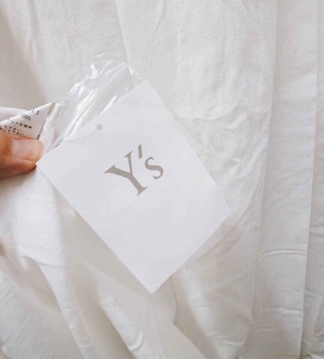 (정품/새상품) Y's 요지 야마모토 여성 화이트 코튼 셔츠 드레스 상품이미지4