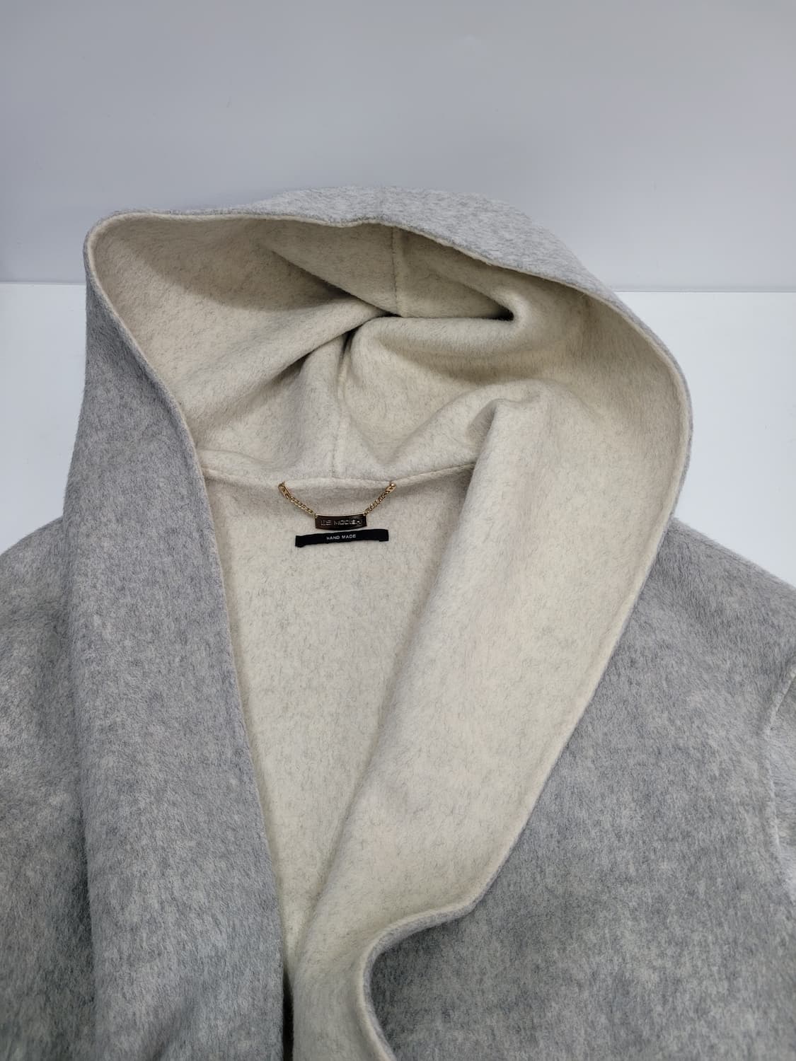 ES MODISH 핸드메이드 울 100% 빅후드 코트 / 여 FREE
 상품이미지4