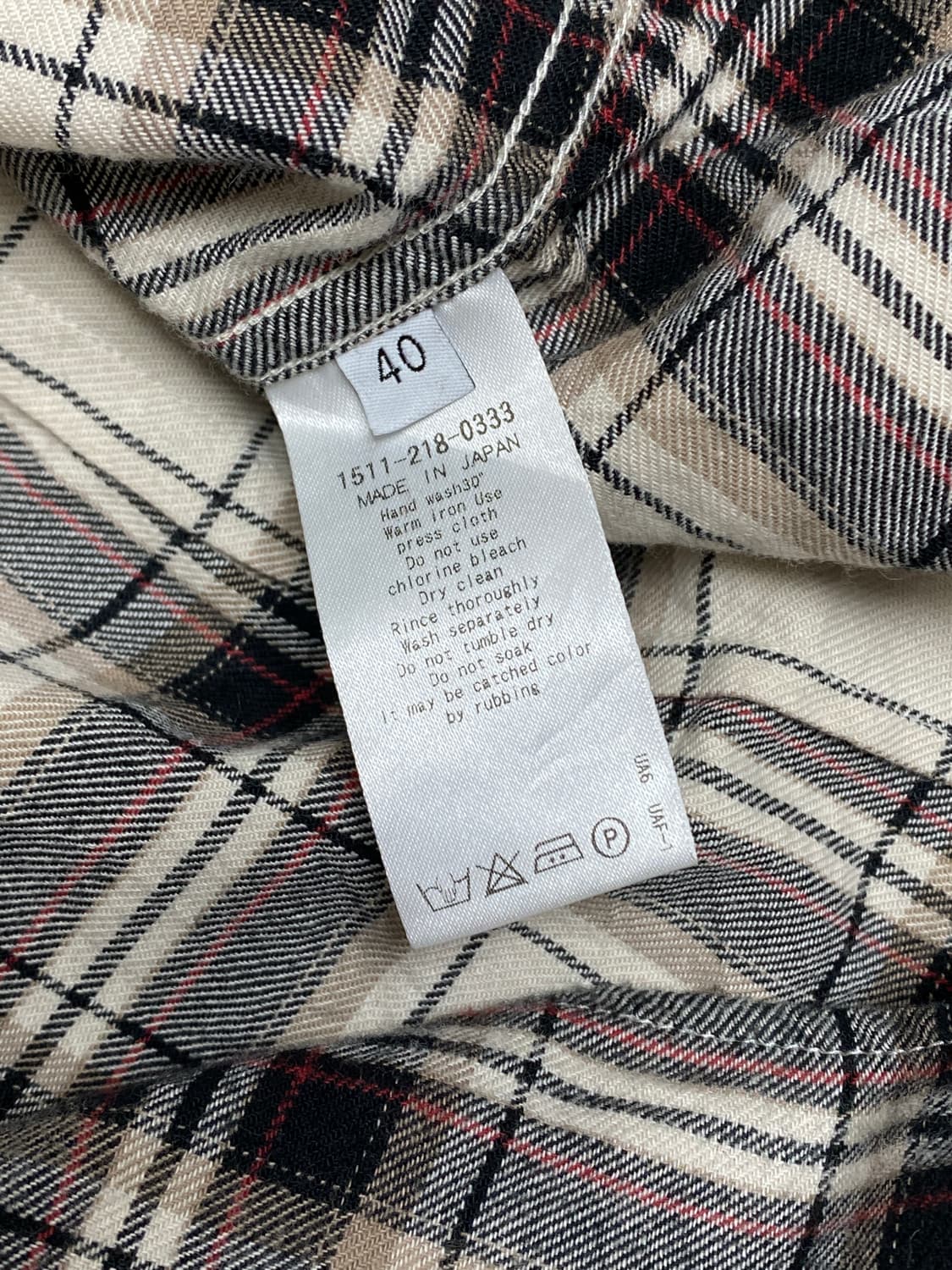 유나이티드 애로우즈 플란넬 셔츠 40 상품이미지4