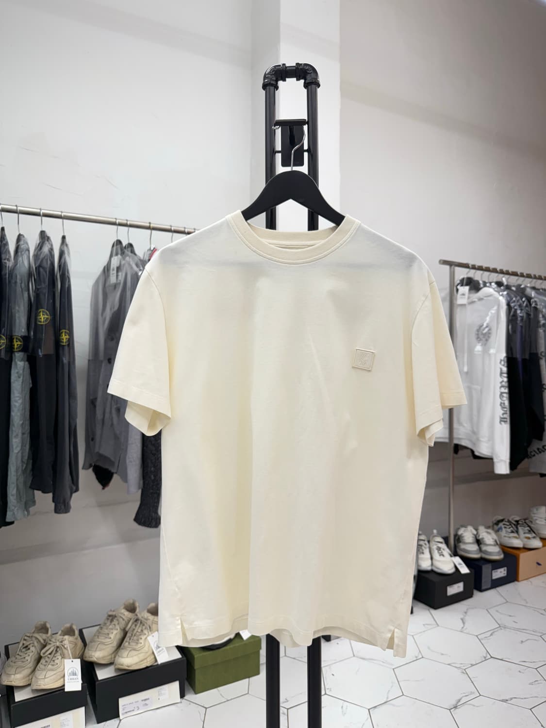 [46] 우영미 퍼지 백로고 반팔티 상품이미지2