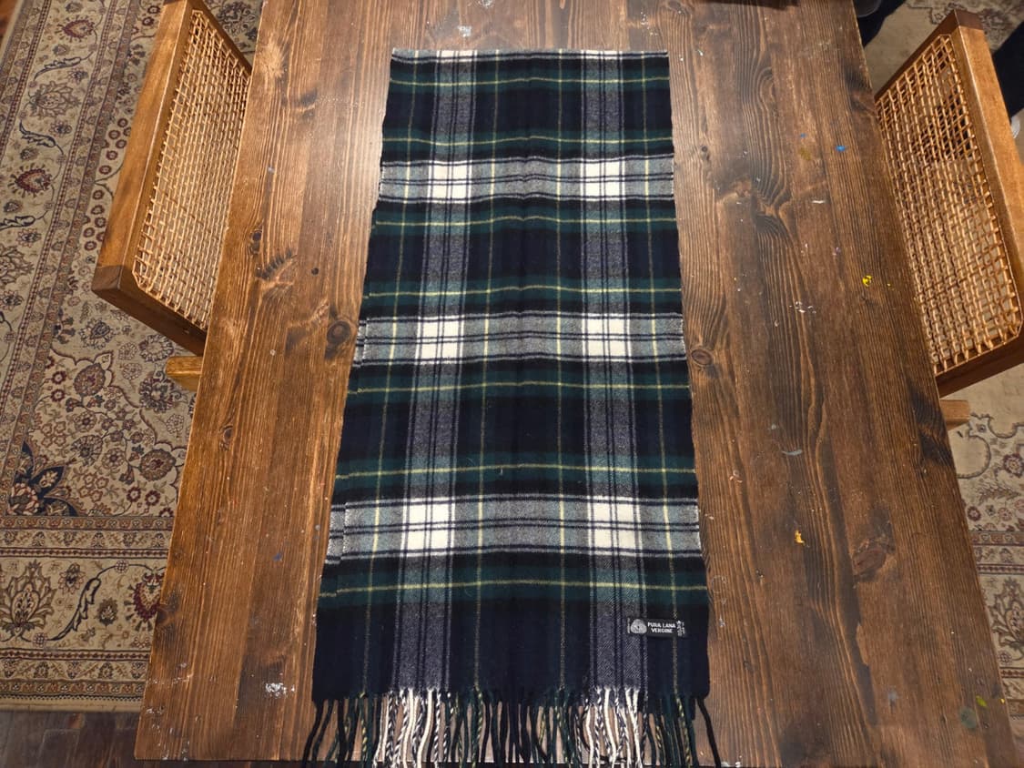 타탄체크 이탈리아 머플러 상품이미지3