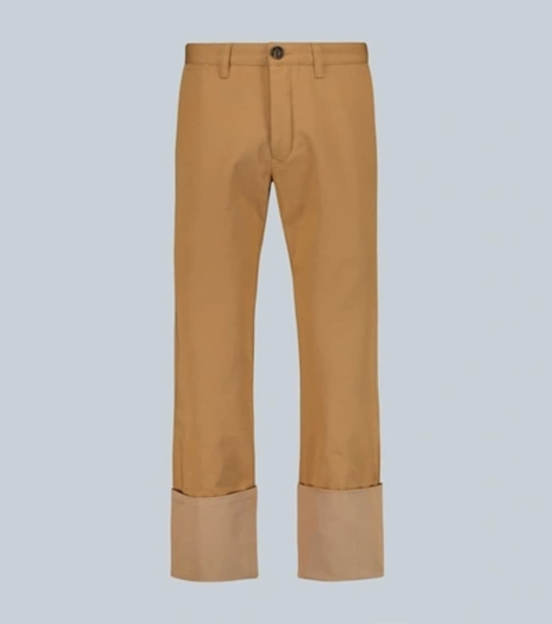 [새제품]52 로에베 피셔맨 치노팬츠 면바지 브라운 코튼 턴업팬츠 상품이미지1