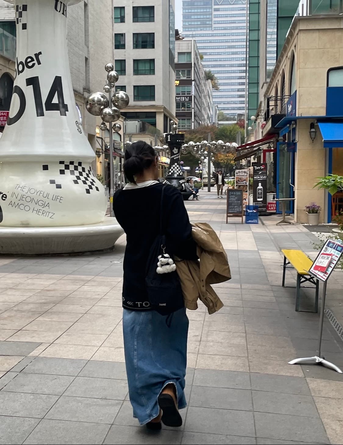 자라 zara 데님 롱스커트 상품이미지2