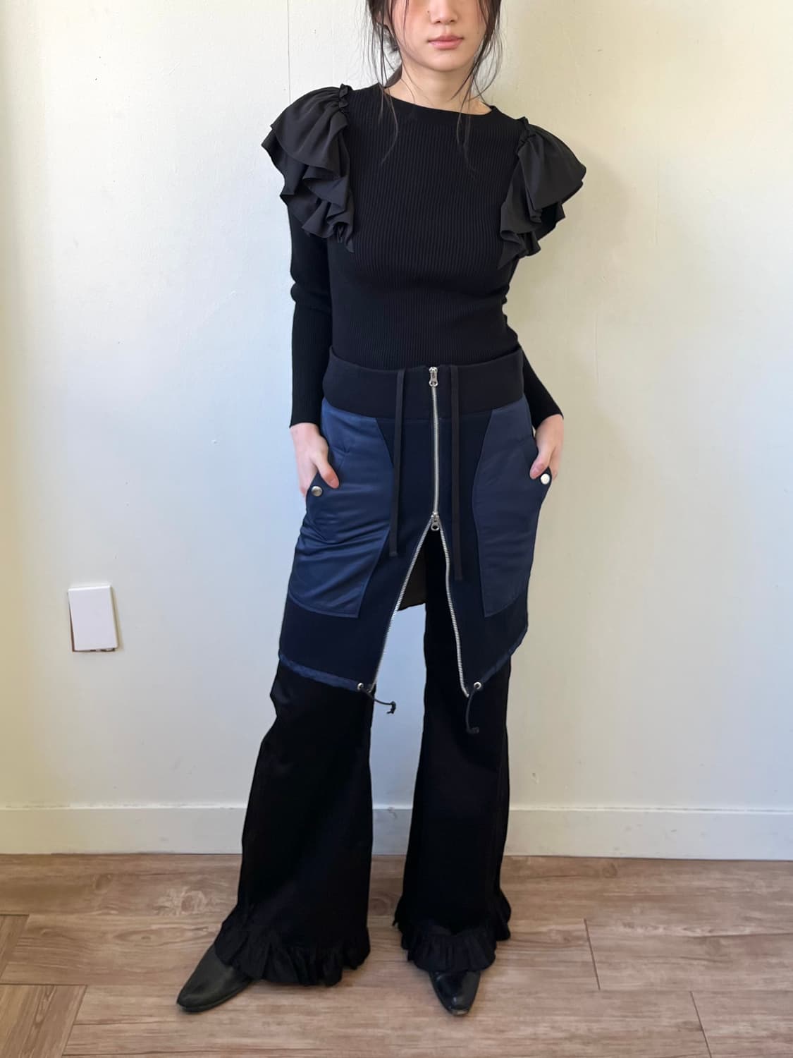 margaux 투웨이 울 스커트 상품이미지5